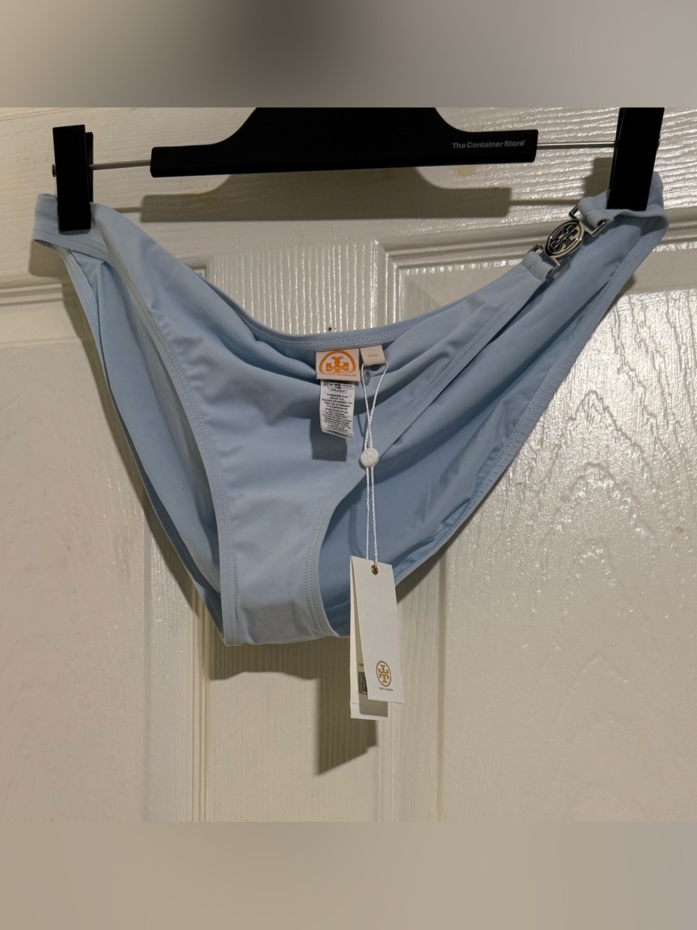 NWT Tory Burch Sky Blue Bikini Bottom SIZE L #summer